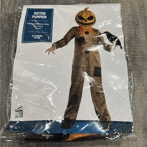Kids rotten pumpkin Halloween costume